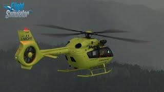 MSFS2020 | ELIFRIULIA I-MORE hems mission in Mt Canin