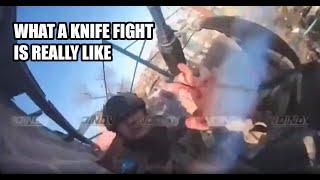 Knife Fighting Expert Analyzes Fight Between Ukrainian and Russian