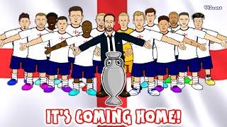 England beat Denmark! (2-1 Euro 2020 Final vs Italy Song Goals Highlights Kane Sterling)