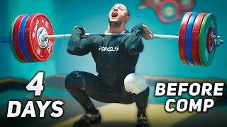 Karlos Nasar | SN 180 | C&J 220 | BS 250 | Training Hall of IWF World Cup 2024