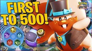 THE FIRST TO 500 GAMEMODE IS FINALLY HERE & IT'S AWESOME!! | Pokemon Unite