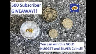 500 Subscriber GIVEAWAY!! | Subscriber Appreciation Video | Victorian Gold Hunters | ***CLOSED***