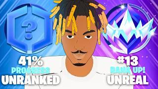 Unranked to UNREAL Solo Ranked Speedrun... (Fortnite Chapter 2 Remix)