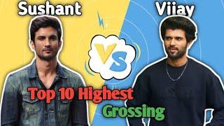 Sushant Singh Rajput vs Vijay devrakonda Top 10 Highest Grossing Movies Comparison 