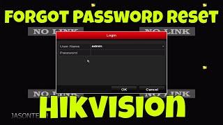 How To Reset Your PASSWORD on Hikvision NVR, DVR Recorder.