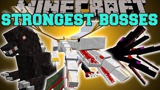 Minecraft: OVERPOWERED BOSSES (THE STRONGEST MOBS ALIVE!) Mod Showcase