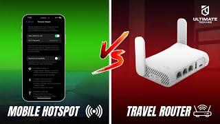 TRAVEL ROUTER OR MOBILE  HOTSPOT? - WHICH ONE IS BETTER FOR TRAVEL?