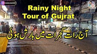 Aaj Gujrat Main Barish Hui | Rainy Night Gujrat Tour | Usama Naushahi VLog