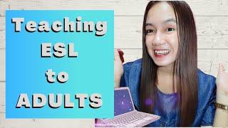 How to teach ESL online to ADULT students (ESL teaching strategy) | Guela Mancao