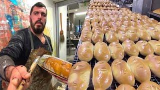 CRAZY Baker Sells 10,000 Loaves EVERY DAY! Exploring The High Tech World Of Production!