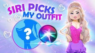 Letting SIRI PICK My OUTFIT In DRESS To IMPRESS Roblox?!