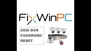 Reset Zosi DVR Password EASILY using SDP app- Master Password