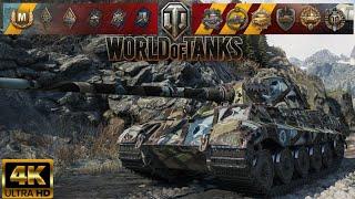 Tiger II - Mountain Pass map - 10 Kills - 5,6K Damage Kolobanov World of Tanks