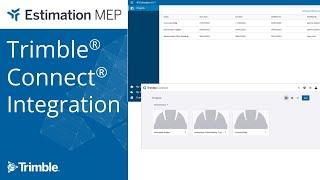 Estimation MEP - Trimble® Connect® Integration