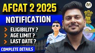 AFCAT 2 2025 Notification | Complete Details AFCAT 2 2025 Eligibility | New Syallbus | Defence Mania