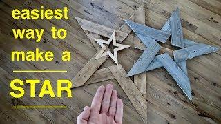 Easiest Way to ● Make a STAR  ( any size ! )