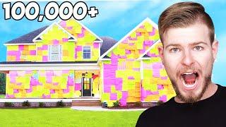 I Covered An Entire House In Sticky Notes