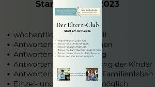 Eltern Club öffnet ab 07.11.2023