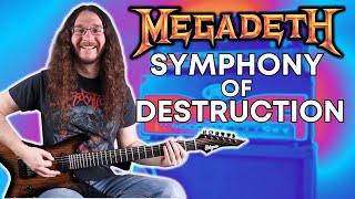 Megadeth - Symphony of Destruction - Guitar Lesson (With Tabs)