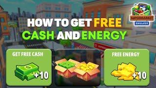 How to Get Free Cash and Energy? | My Supermarket Simulator Tutorial