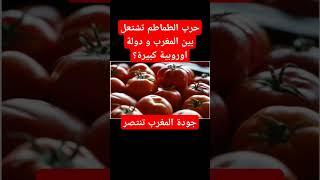 حرب الطماطم تشتعل بين المغرب و دولة اوروبية كبيرة؟