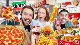 Tasting EVERYTHING at a MALL FOOD COURT!!!