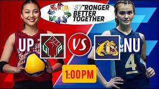 NU vs UP | UAAP SEASON 87 WOMEN'S VOLLEYBALL | LIVE SCORES