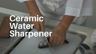 How to use the Global MinoSharp Ceramic Water Sharpener