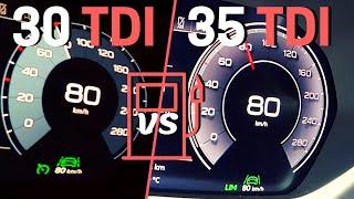 Audi A3 30 TDI vs Audi A3 35 TDI  FUEL CONSUMPTION TEST