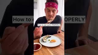 Do you mix the WASABI with the SOY SAUCE??️ |How to eat sushi PROPERLY| Throwback|CHEFKOUDY