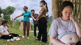 The true life of a 20 year old single mom - Harvesting peanuts - His mother forced me to leave him