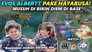 ALBERT HAYA ??? AKHIRNYA ALBERT MAIN ASSASIN LAGI !! EVOS VS HOMEBOIS ESL- Mobile Legends Indonesia