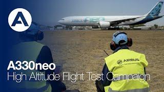 #A330neo High-Altitude airport flight test campaign in Mexico and Bolivia