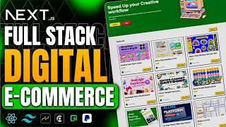  Build a Full Stack Next.js E-Commerce App | React, Tailwind CSS, PostgreSQL 
