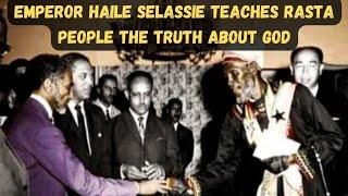 Emperor Haile Selassie Teaches Rasta Man To Worship Jesus Christ and to Read The Bible