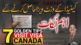 Visit Visa Canada Approval Golden Tips to Prove Your Ties#canada #canadavisa #canadalife