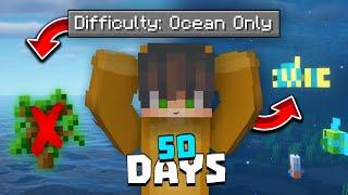 Am SUPRAVIETUIT 50 De Zile pe Minecraft Hardcore DOAR IN OCEAN!