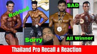 After Show All Bodybuilder ReactionWinner List Thailand pro 2024 + Abhishek Yadav & Ankur Sharma