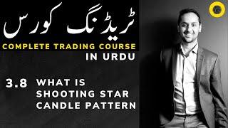 3.8 What is shooting star candle pattern - Complete Trading course in URDU - By Desi Crypto Guru