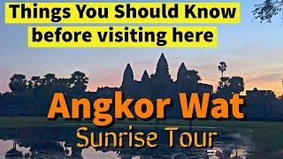 Angkor wat Sunrise Tour I Things to know before visiting here I Cambodia Series I Vlog #124