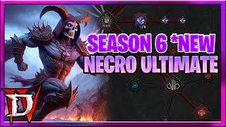 Diablo 4 Season 6 New Ultimate Soul Rift Necro Build : Early Gameplay With new Key Passive