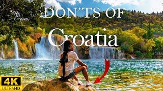 Top 20 Mistakes Travelers Make in CROATIA | TRAVEL ADVICE FOR CROATIA