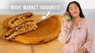 Vegan Apam Balik Night Market Style | Malaysian Peanut Pancake