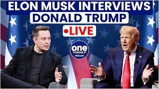 LIVE: Elon Musk Talks with Republican Nominee Donald Trump | Elon Musk Interview Donald Trump