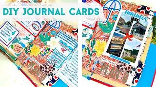 DIY JOURNAL CARDS & EMBELLISHMENTS | Fun Travel Journal Spread