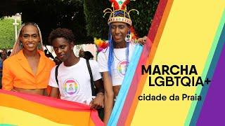 Comunidade LGBTQIA+ e residentes na cidade da Praia participaram na Marcha Orgulho LGBTQIA+