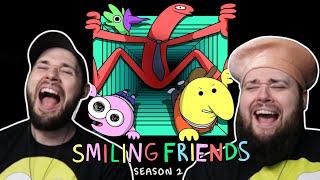 TWIN BROTHERS BINGED SMILING FRIENDS SEASON 2 REACTION!