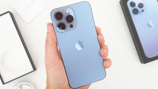 iPhone 13 Pro Unboxing, Hands-On & First Impressions! (Sierra Blue)