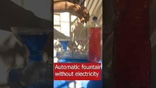 How to make fountain without electricity (DIY)#shorts#experiment #Science Tribune.