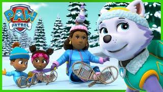 Everest saves Mayor Goodway and the Kids on a snowy mountain and more PAW Patrol Episode Compilation